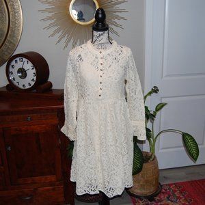 SUNDANCE   Ivory Victoria Dress,  Brand New
